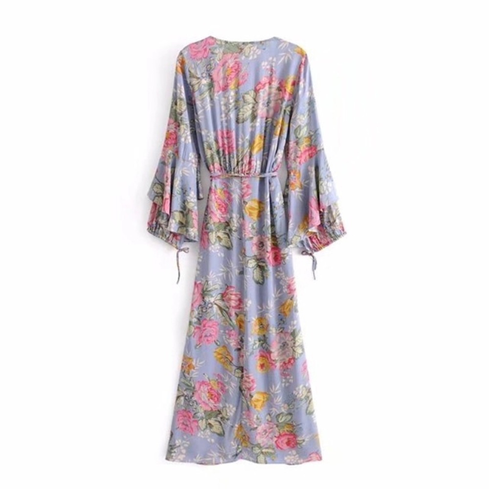 5⭐️ FAV BESTSELLER FLORAL PRINT SUMMER GOWN DRESS - Picture 5 of 8